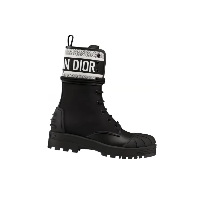 DIOR Women's D-Major Ankle Boot 'Black White'-1