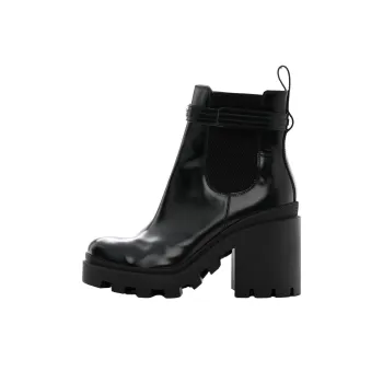 GUCCI Short Chelsea Boots Women's Black