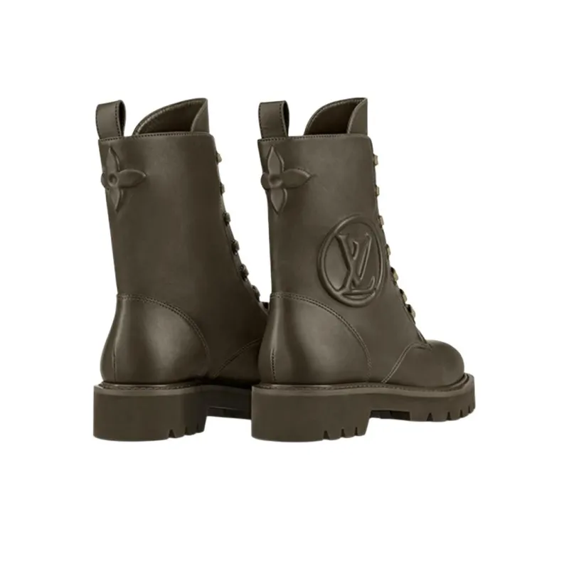 LOUIS VUITTON Territory Martin Boot Women's Brown-3