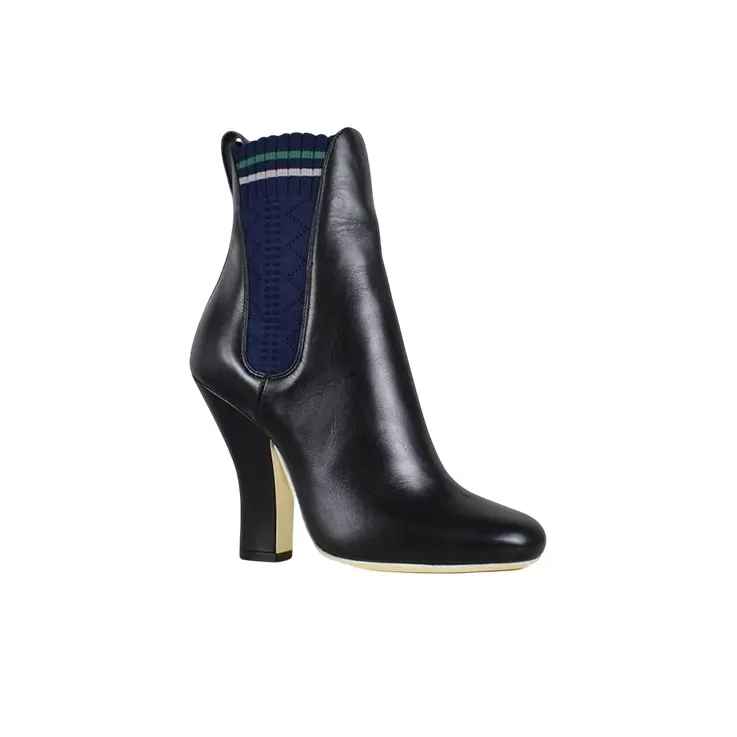 FENDI Short Chelsea Boots Women's Black-1