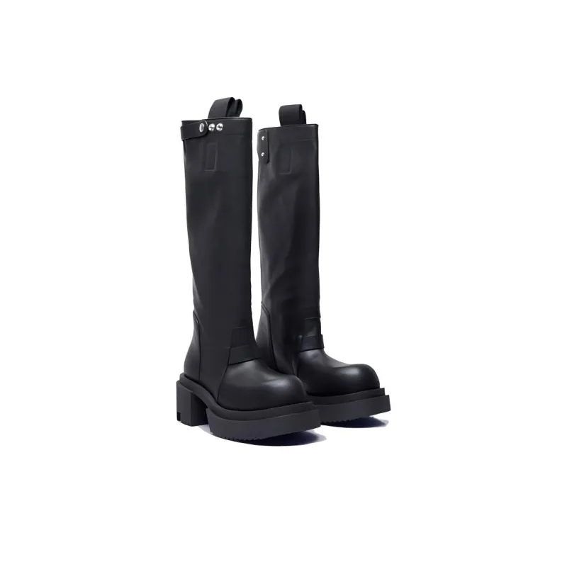 RICK OWENS/RO Knee high Boots Women's Black-2