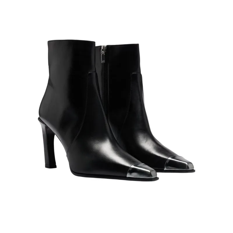 HUGO BOSS Ankle Boots 9cm Women's Black-2