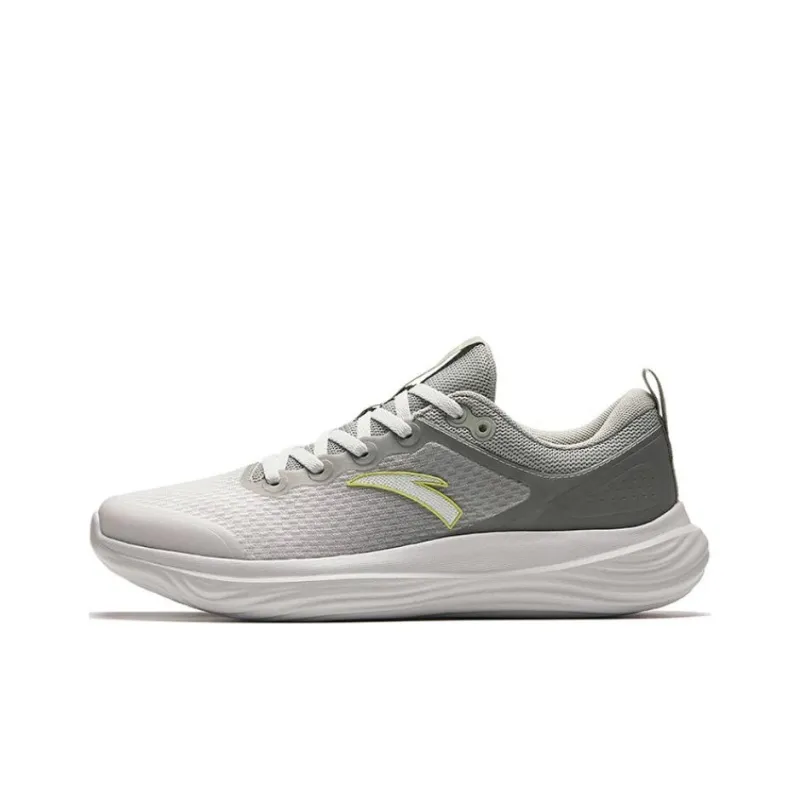 Anta Slip Resistant Low Top Running Shoes Men's Gray-0