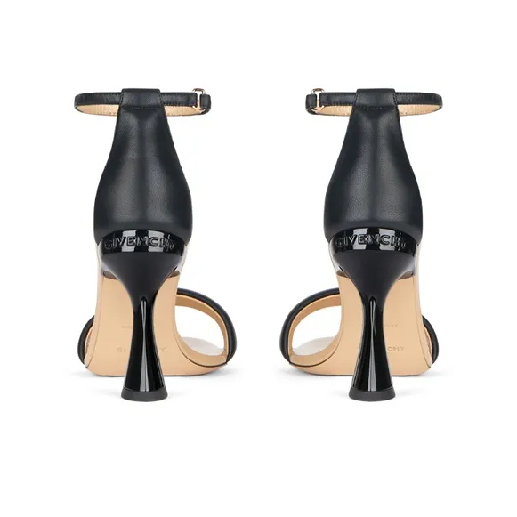 Givenchy CarÈn Slim Heel High Heels 9cm Women's Black-3