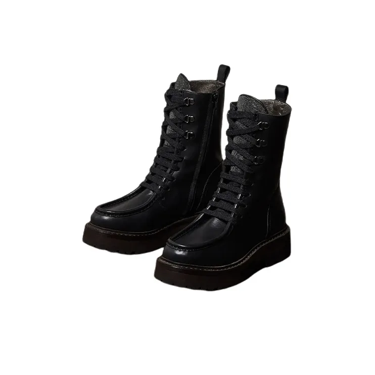 Brunello Cucinelli Precious Ankle Boots Women's Black-2