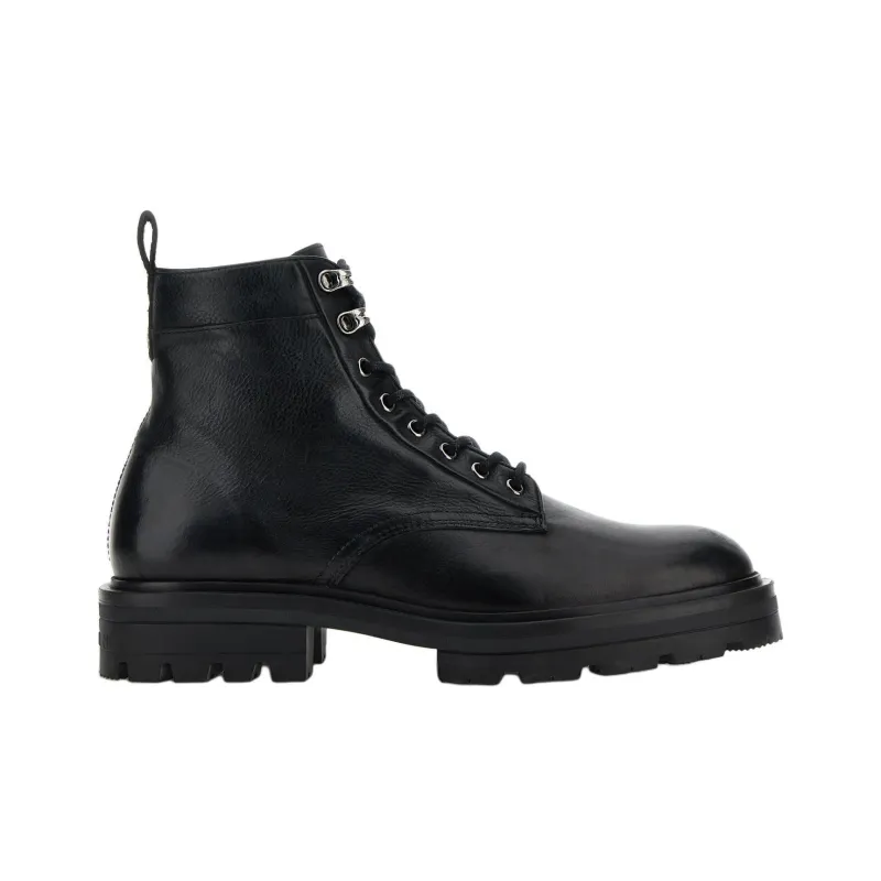 HOGAN H673 Lace Up Combat Boots-1