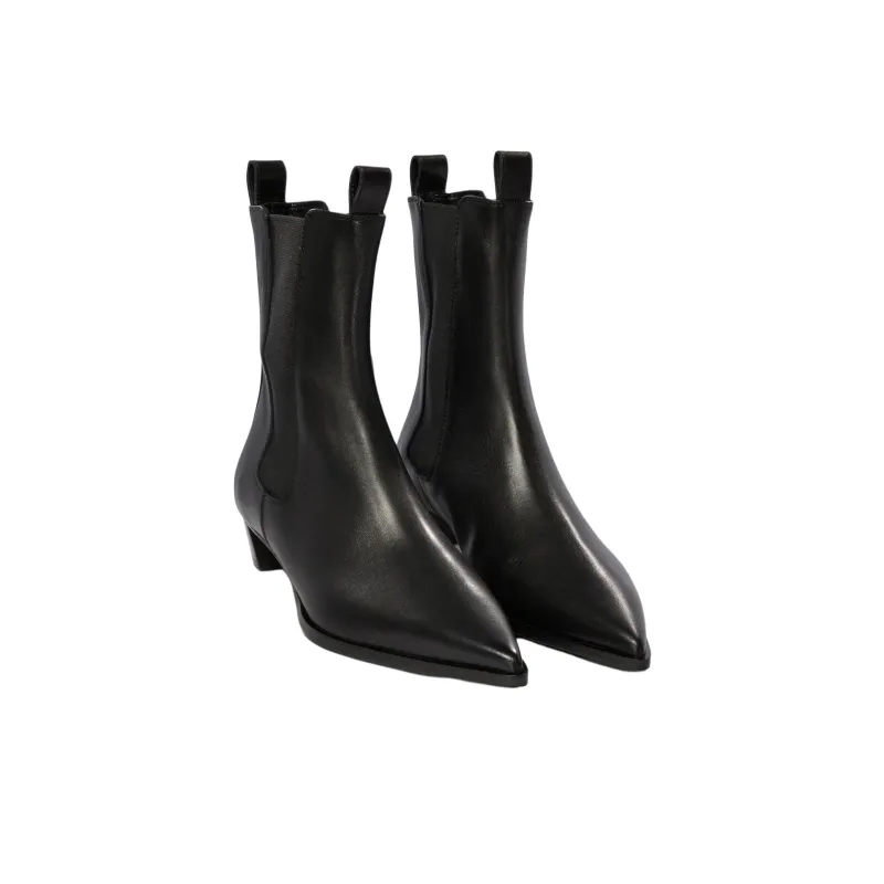Aeyde Chelsea Boots 3cm Women's Black-2