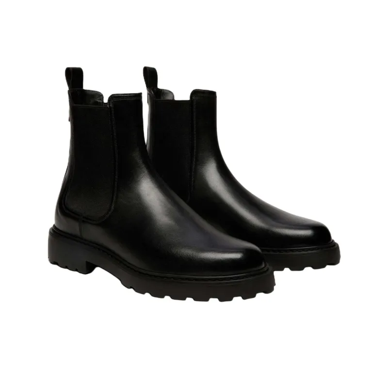 BALLY Gusto Short Chelsea Boots Men's Black-2