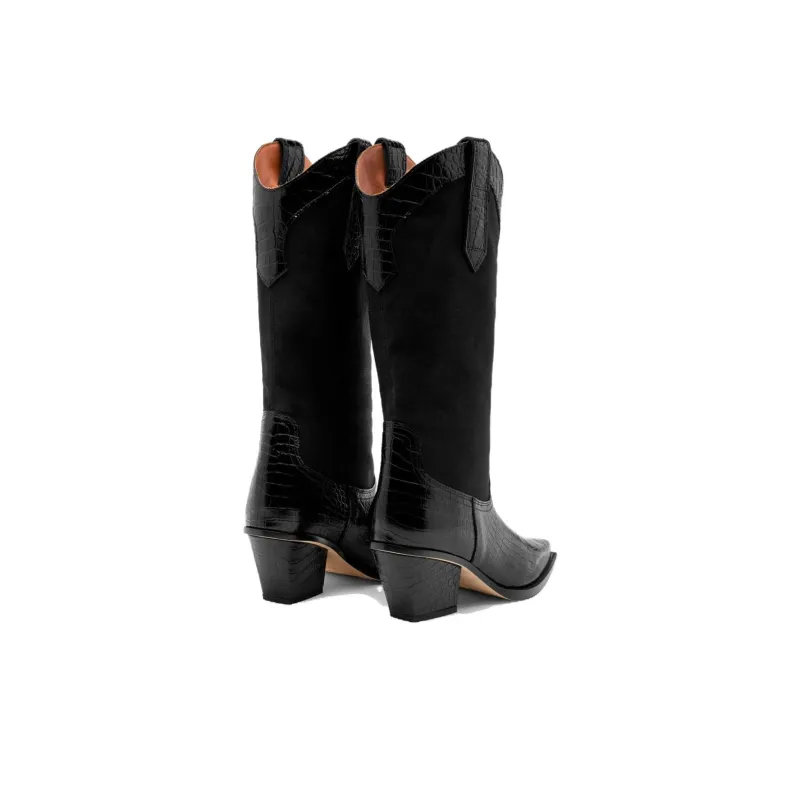 Paris Texas Rosario 60mm Panelled Boots-3