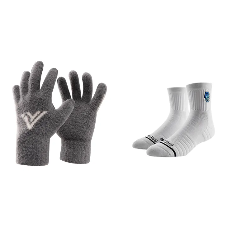 BKCXZICE Acrylic+Polyester+Elastane Sports Gloves Unisex-23