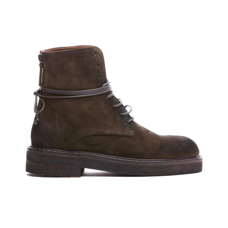 Marsèll Round Toe Lace Up Ankle Boots Women's-1