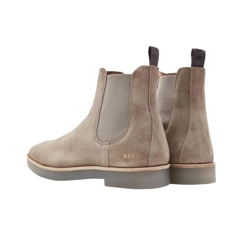 NUBIKK Logan Chelsea Boots 3cm Men's Beige-3