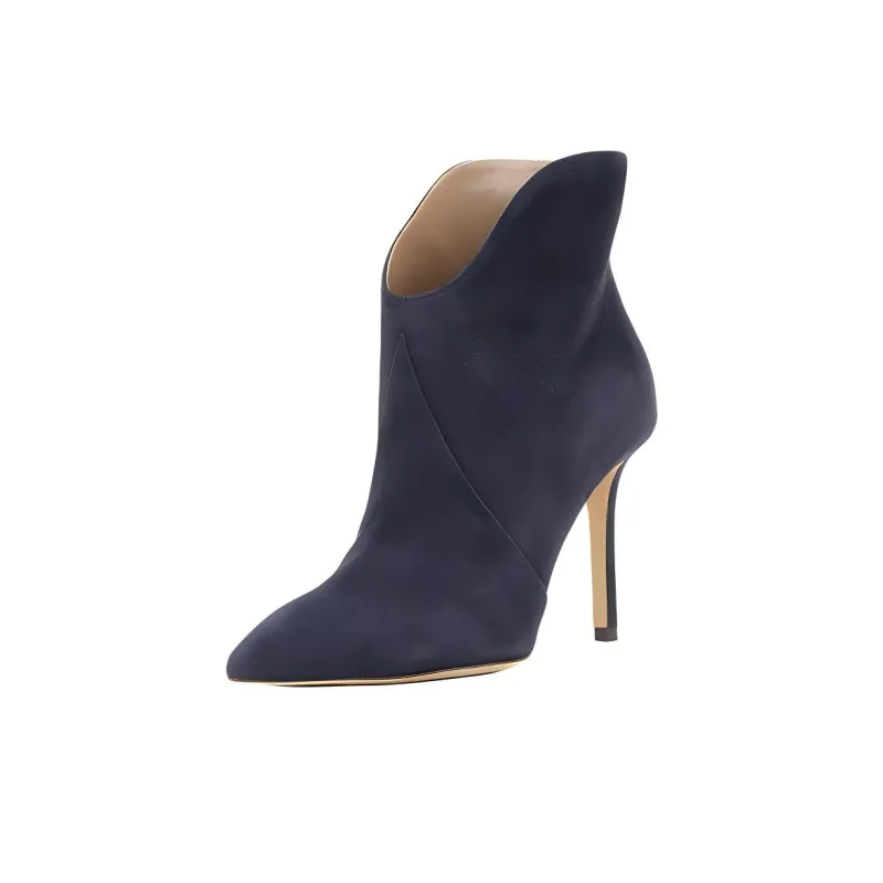 MAISON SKORPIOS Astrid Ankle Boots 9cm Women's Marine Blue-2