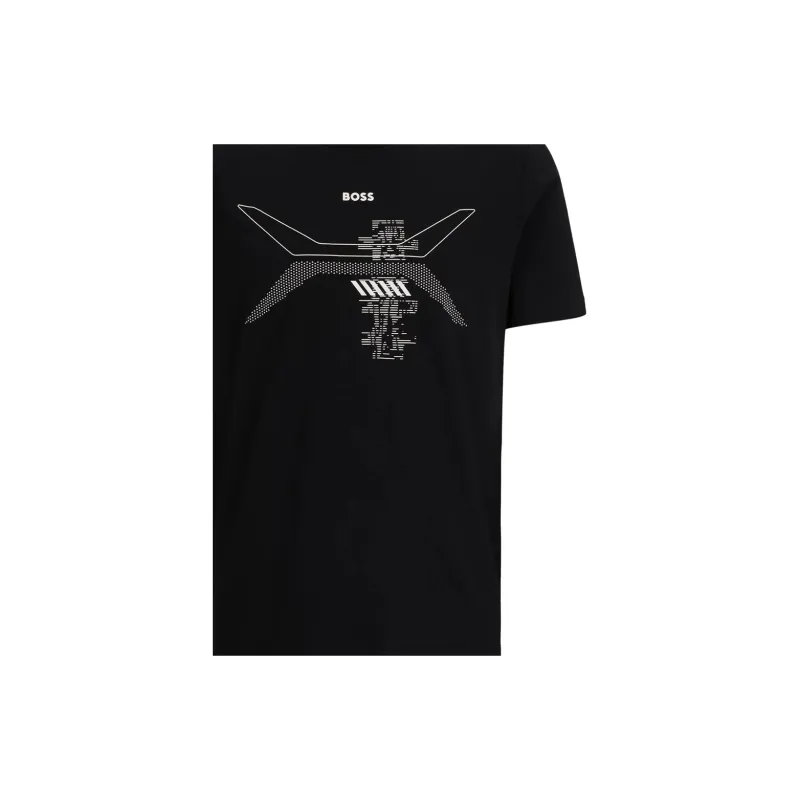 Boss Graphic print Cotton T shirt-4
