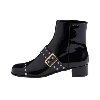 PRADA Ankle Boots 3.5cm Women's Black