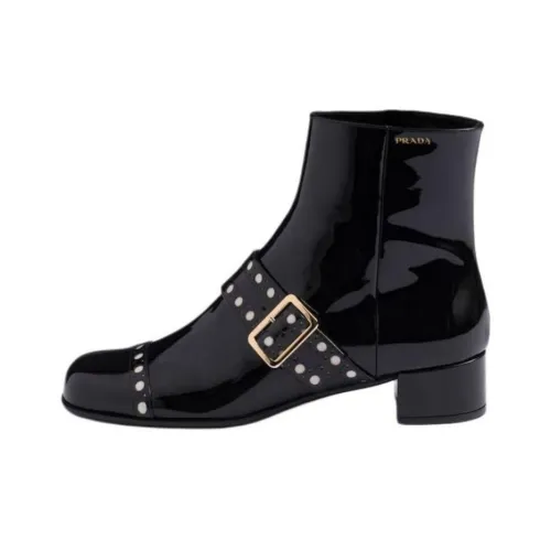 PRADA Ankle Boots 3.5cm Women's Black