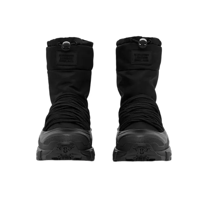 Burberry Arthur Puffy Ankle Boots Black-3