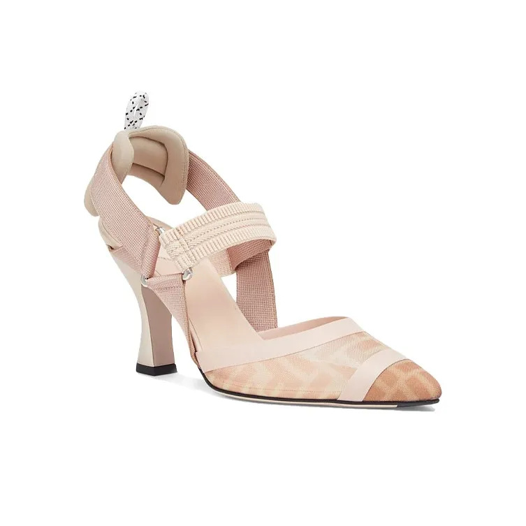 FENDI Colibri High Heels Women's Pink-2