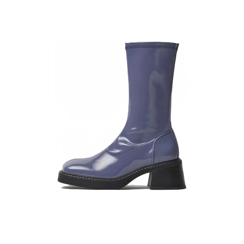 MIISTA Ankle Boots 6cm Women's Sky Blue-0