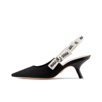 DIOR J'Adior Irregular Heel High Heels 6.5cm Women's Black