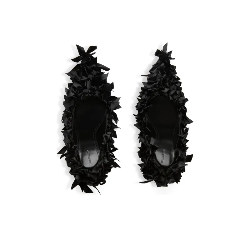 Balenciaga Marie-Antoinette 110mm Bow-embellished Pumps-4