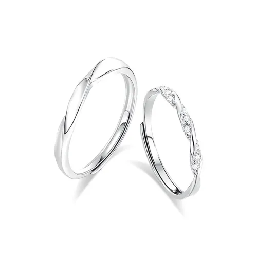 LUCA Sterling Silver Rings Unisex Anniversary Gift For Girlfriend's Birthday