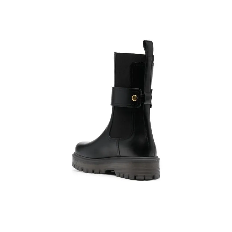 Valentino Garavani One Stud Round Toe Ankle Boots Women's-2