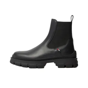 Moncler Hevea Short Chelsea Boots 7.8cm Men's Black