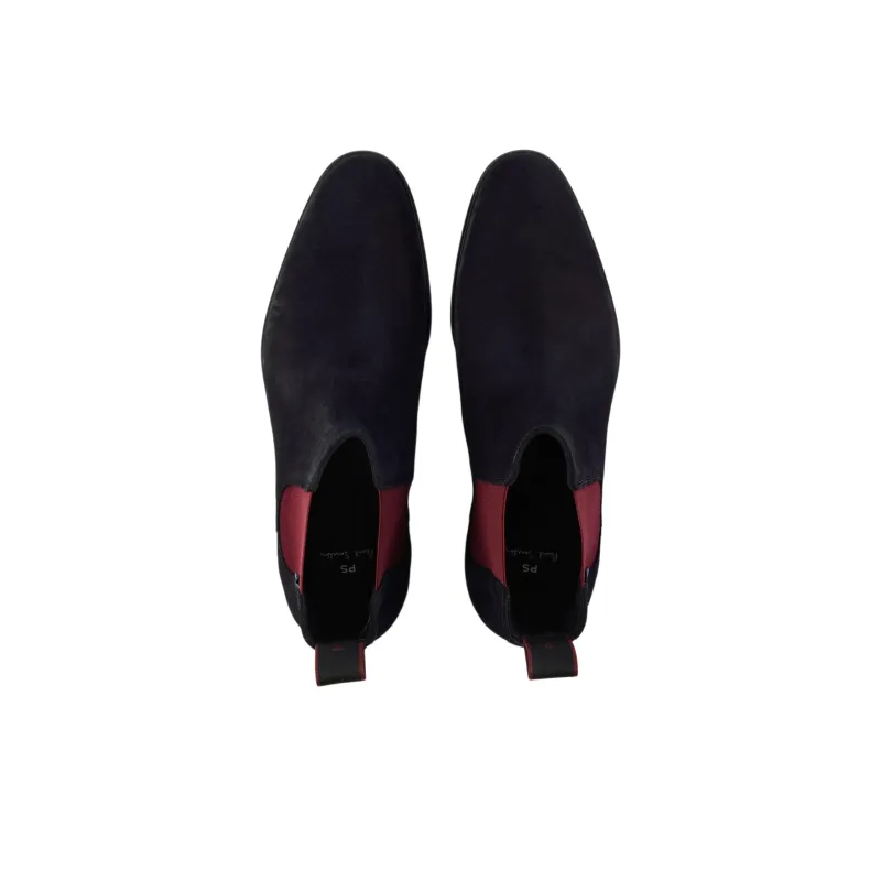 Paul Smith Cedric Short Chelsea Boots Men's Marine Blue-4