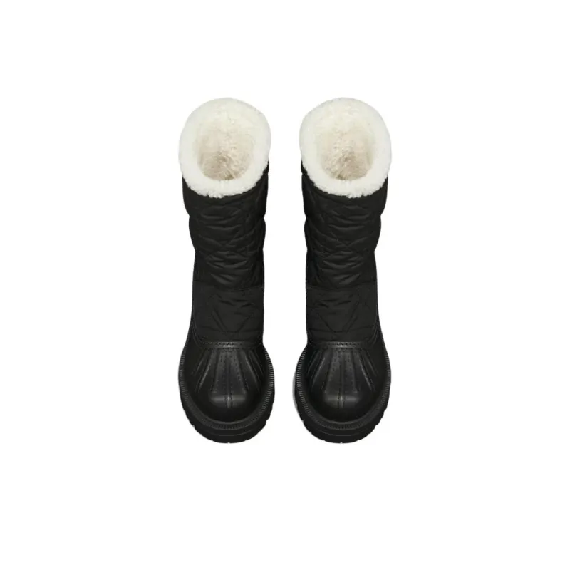 DIOR Frozen-D Ankle-Length Snow Boots Women's Black-4