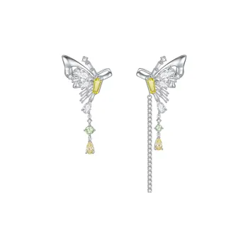 ZEGL Synthetic Cubic Zirconia Earrings Women's