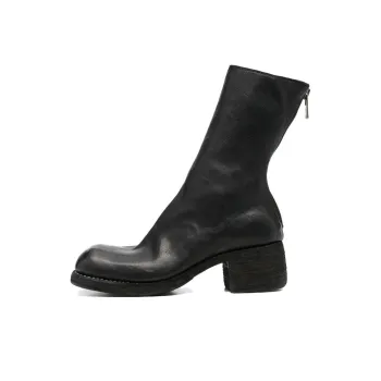 GUIDI Rear zip Horse Leather Boots