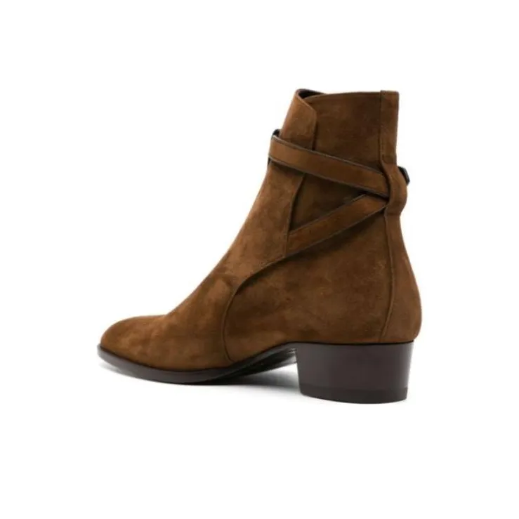 SAINT LAURENT Wyatt Jodphur Boots-2