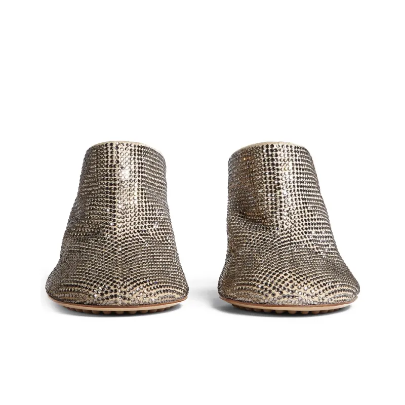 Bottega Veneta Dot Sock Embellished Mules Women's-3