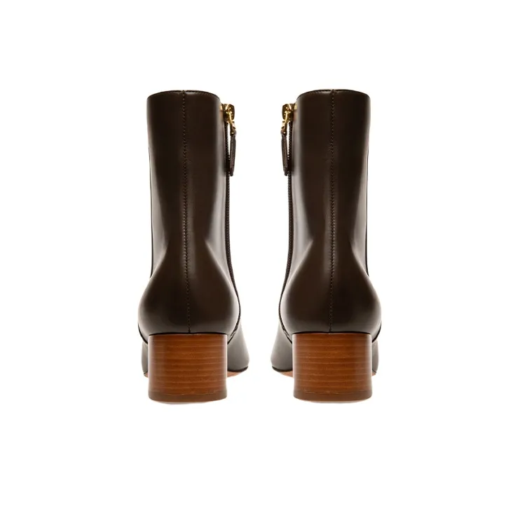 BALLY Glenda Ankle Boots Women's Brown-3