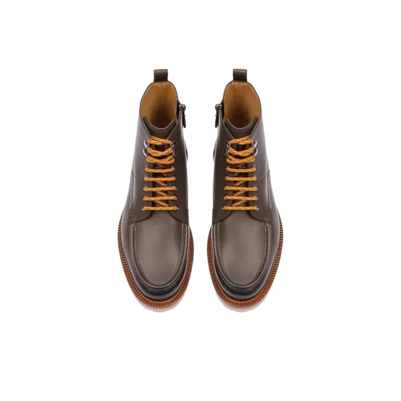 BALLY Ankle Boots Men Umber-2
