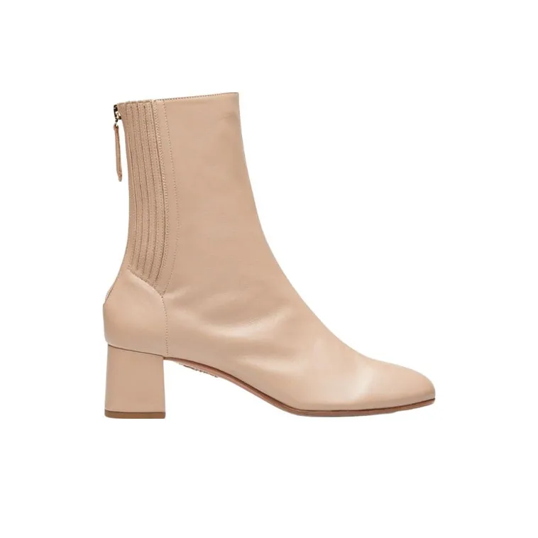 AQUAZZURA Saint Honore 50mm Leather Boots-1