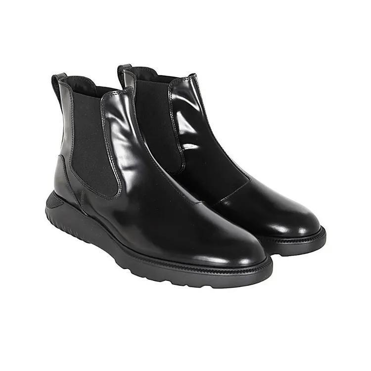 HOGAN H600 Leather Chelsea Boots-2