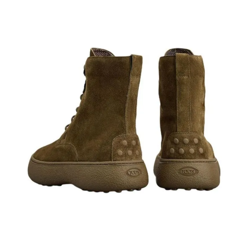 TOD'S Suede Ankle Boots-3