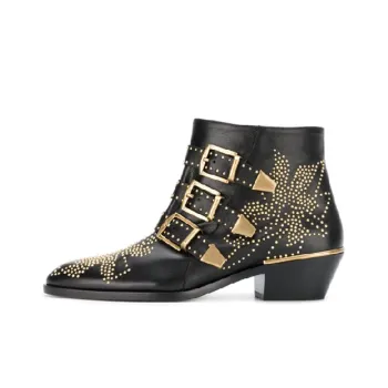 Chloé Susanna 30mm Studded Ankle Boots