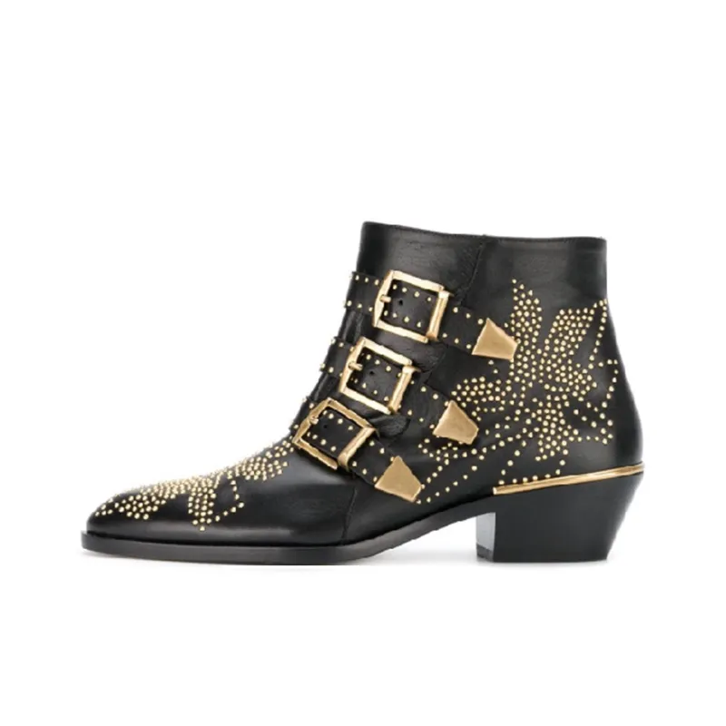 Chloé Susanna 30mm Studded Ankle Boots-0