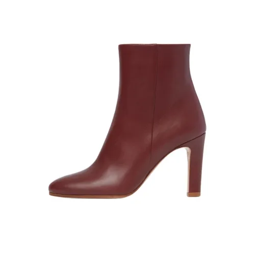 GABRIELA HEARST Lila Ankle Boots 8.5cm Women's Red