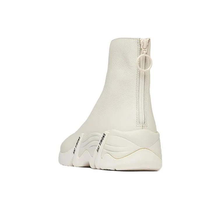 RAF SIMONS Cyclon Ankle Boots Men's White-3