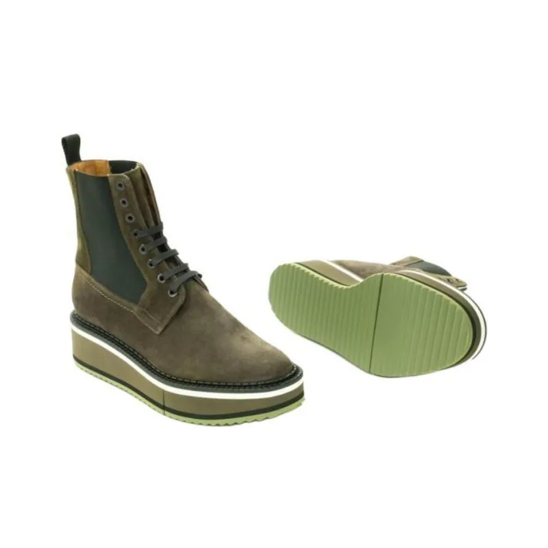CLERGERIE Brendy Ankle Boots Women's Green-4