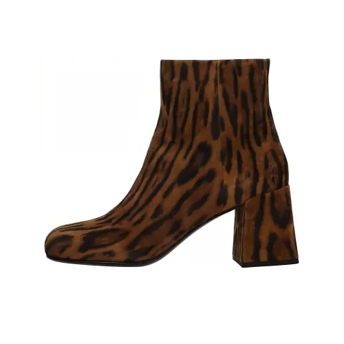 MIU MIU Ankle Boots 6.5cm Women's Brown