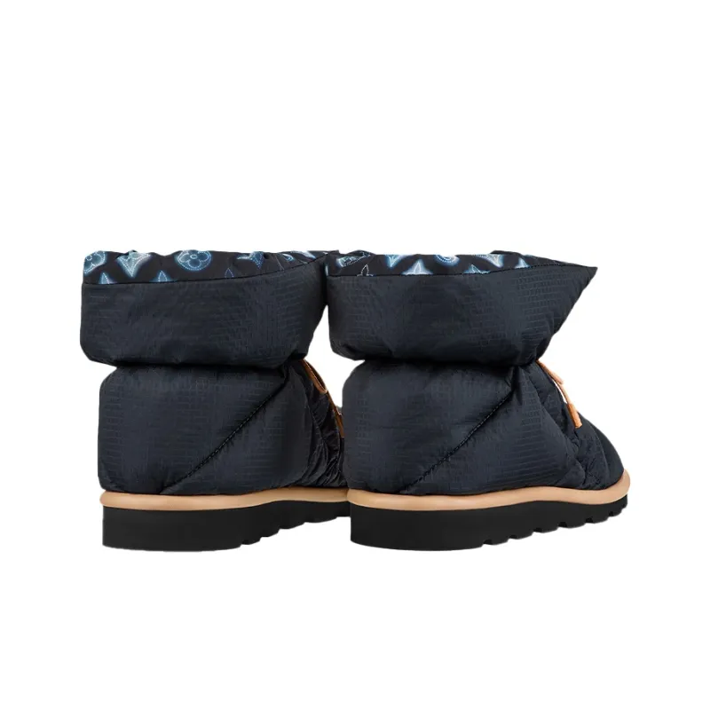 LOUIS VUITTON Lv Pillow Comfort Ankle Boots 'Navy' Women's-4