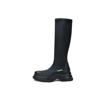 Both Knee high Boots 6.5cm Women's Black