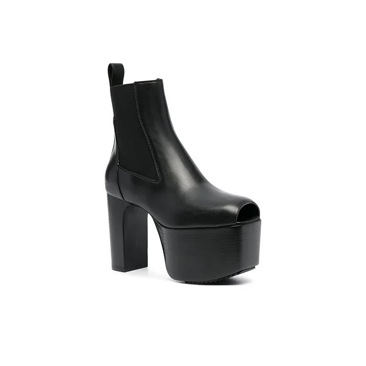 RICK OWENS Minimal Grill Beatle 120mm Boots-2