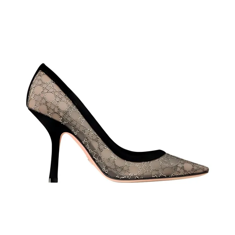 DIOR Capture High Heels 10cm Women's Black-1