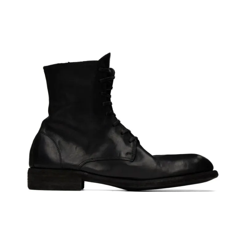 GUIDI Ankle Boots Men Black-1
